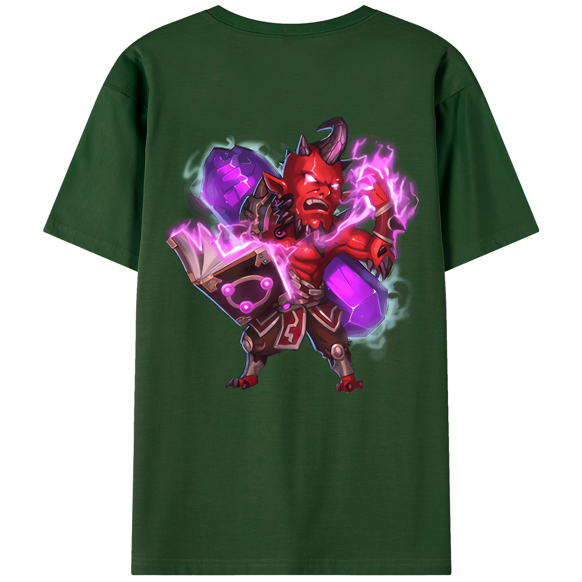 リーグ・オブ・レジェンド League of Legends LOL 綿100％半袖Tシャツ（背面プリント）